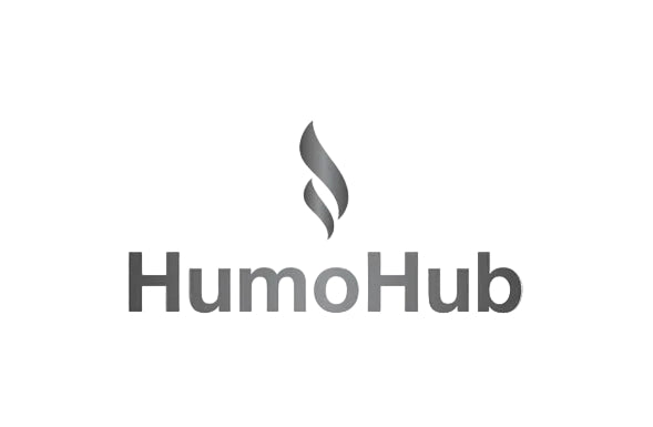 HumoHub logo on a light gray background